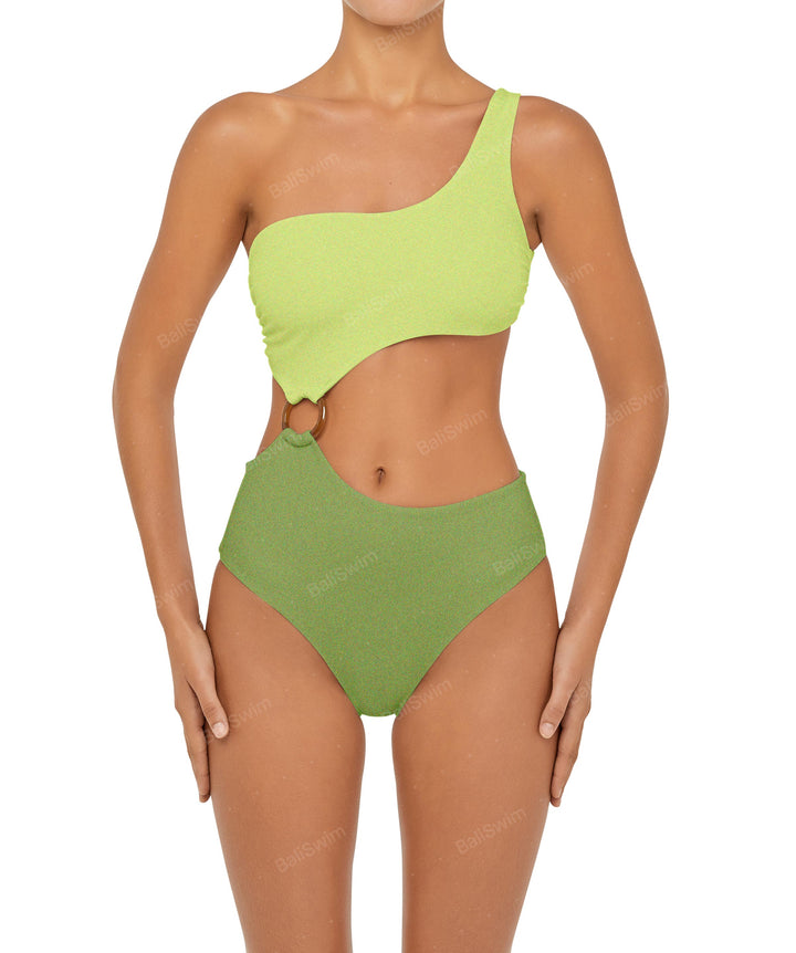 BSWS-S51 Assymetric Cut Out O-Ring Monokini