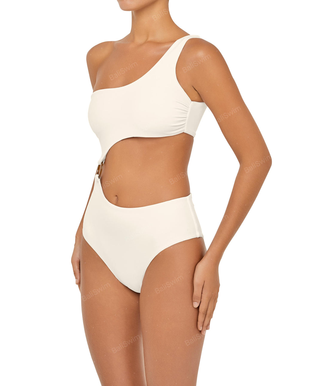 BSWS-S51 Assymetric Cut Out O-Ring Monokini