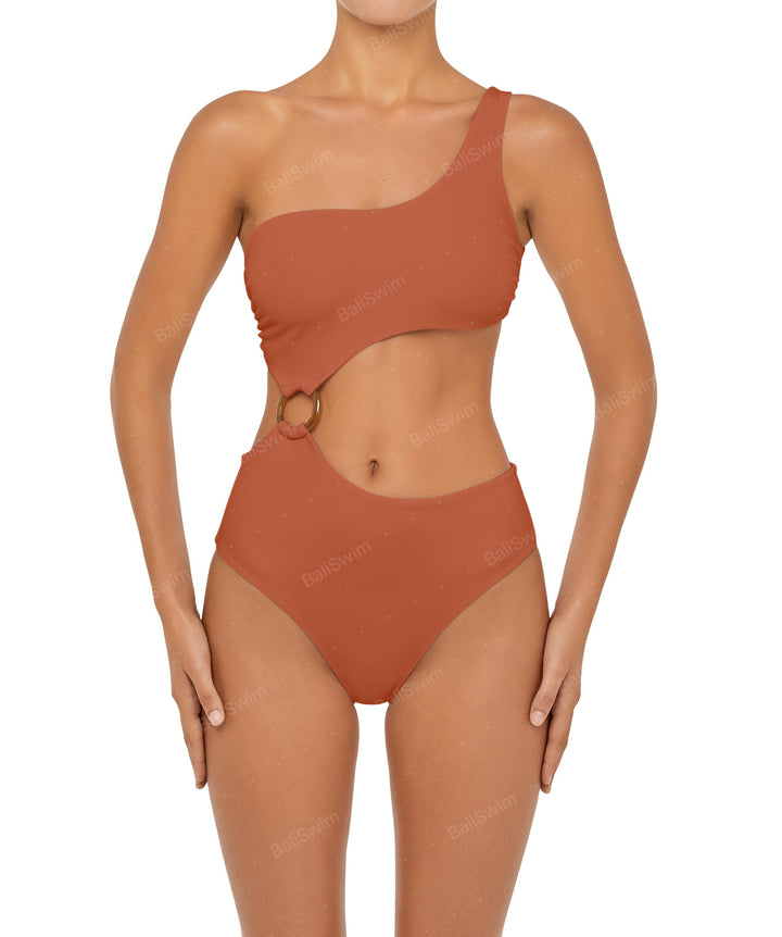 BSWS-S51 Assymetric Cut Out O-Ring Monokini