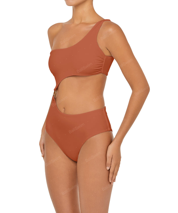 BSWS-S51 Assymetric Cut Out O-Ring Monokini