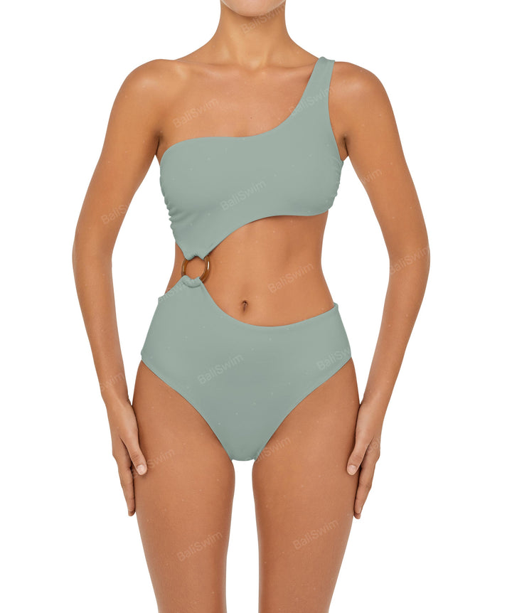 BSWS-S51 Assymetric Cut Out O-Ring Monokini