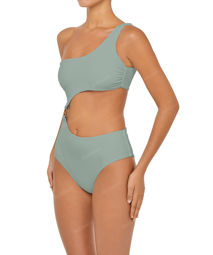 BSWS-S51 Assymetric Cut Out O-Ring Monokini