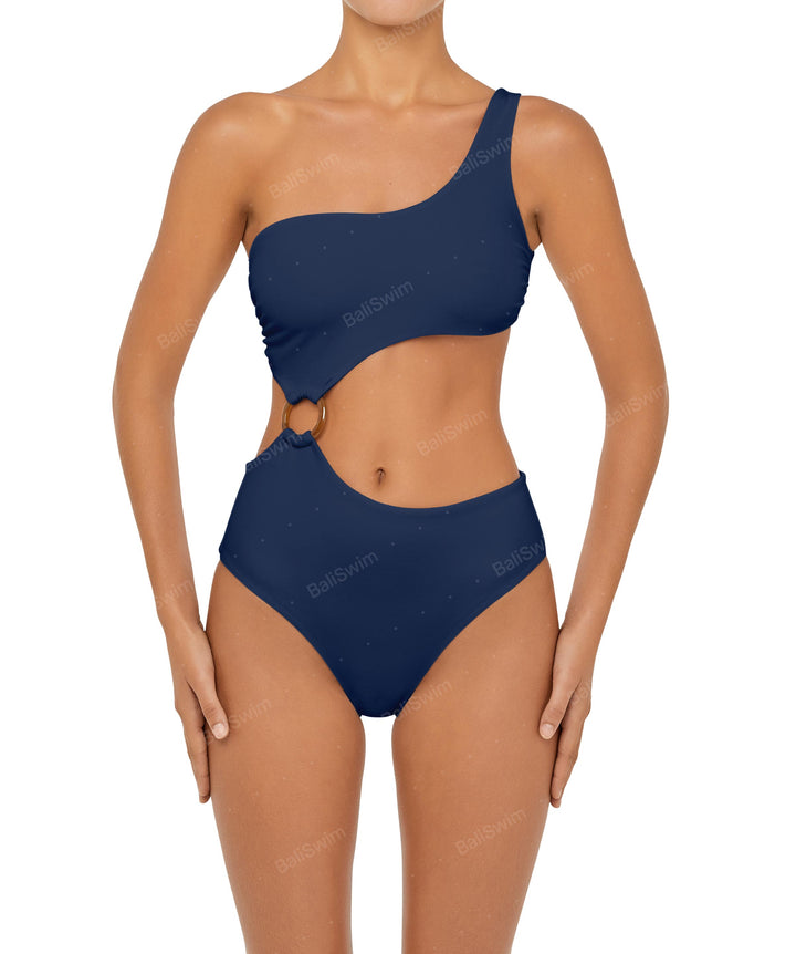 BSWS-S51 Assymetric Cut Out O-Ring Monokini