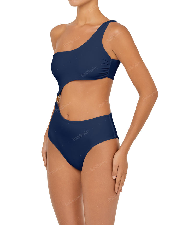 BSWS-S51 Assymetric Cut Out O-Ring Monokini