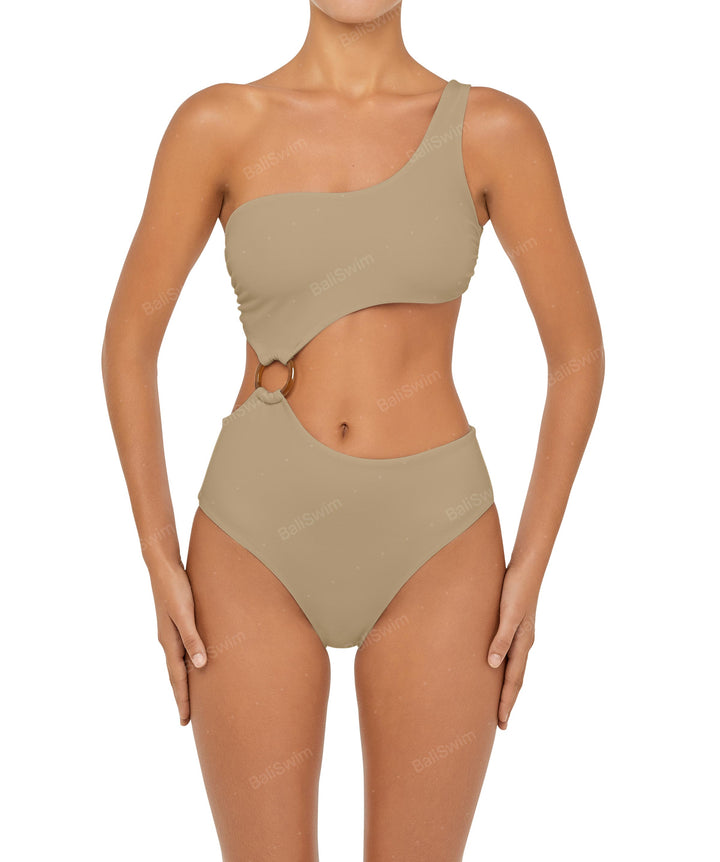 BSWS-S51 Assymetric Cut Out O-Ring Monokini