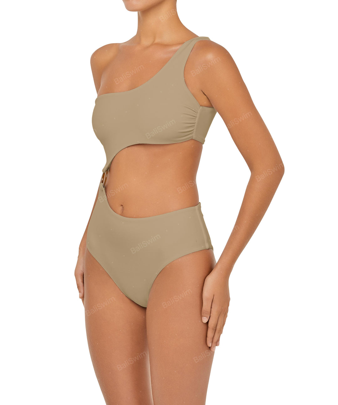 BSWS-S51 Assymetric Cut Out O-Ring Monokini