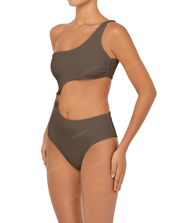 BSWS-S51 Assymetric Cut Out O-Ring Monokini