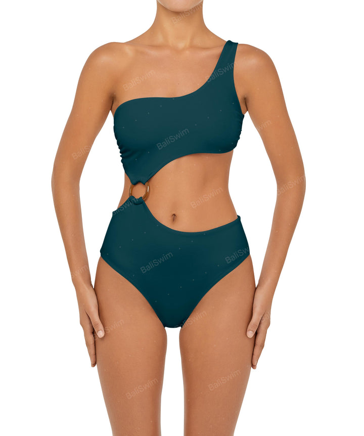 BSWS-S51 Assymetric Cut Out O-Ring Monokini