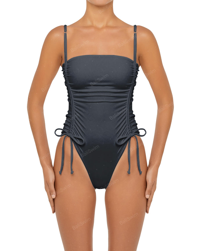 BSWS-S52 Princess Line Ruched One Piece