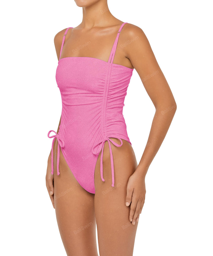 BSWS-S52 Princess Line Ruched One Piece