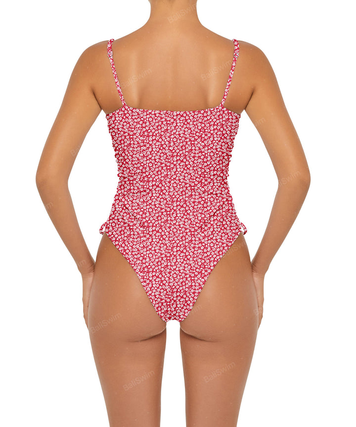 BSWS-S52 Princess Line Ruched One Piece