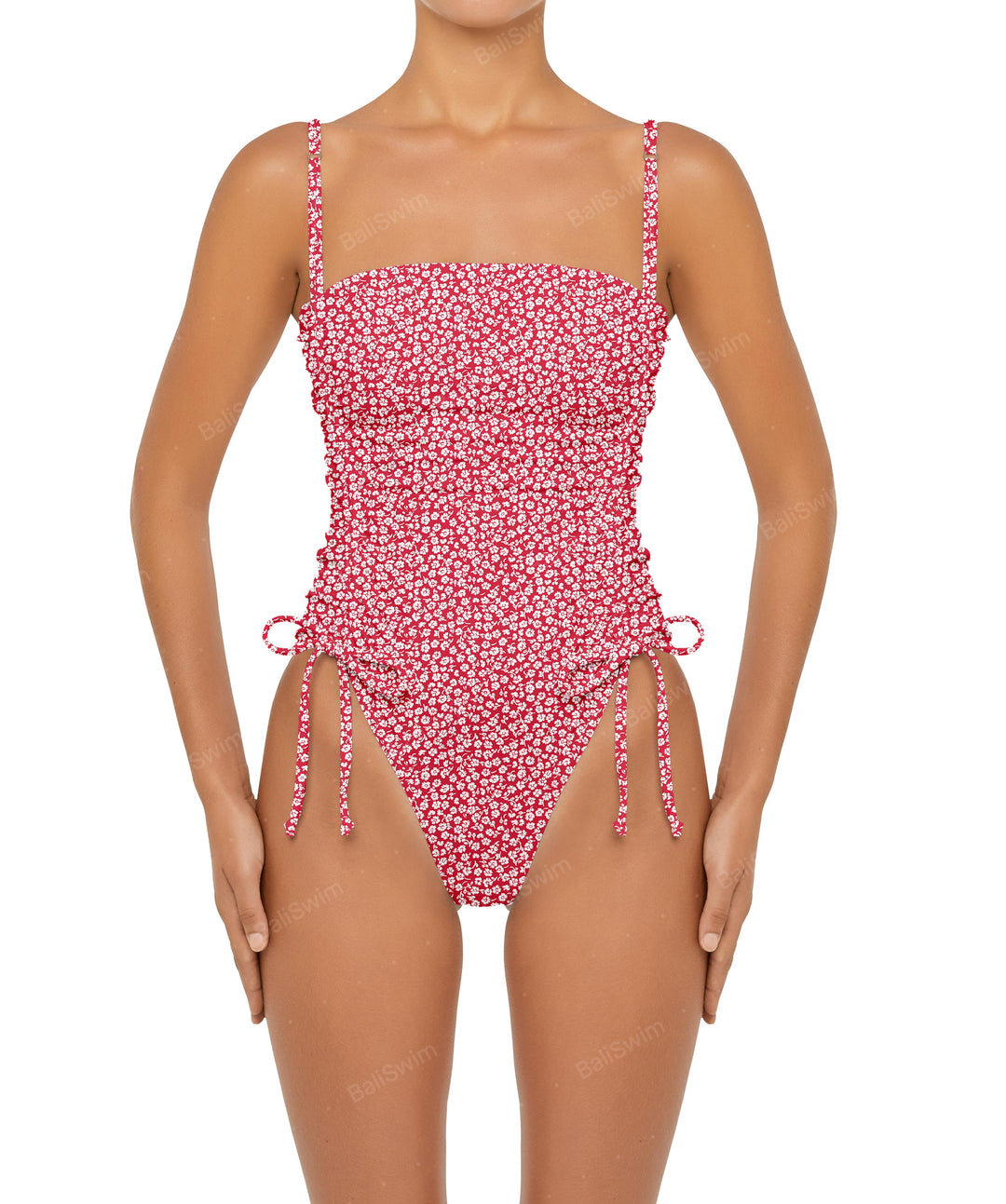BSWS-S52 Princess Line Ruched One Piece
