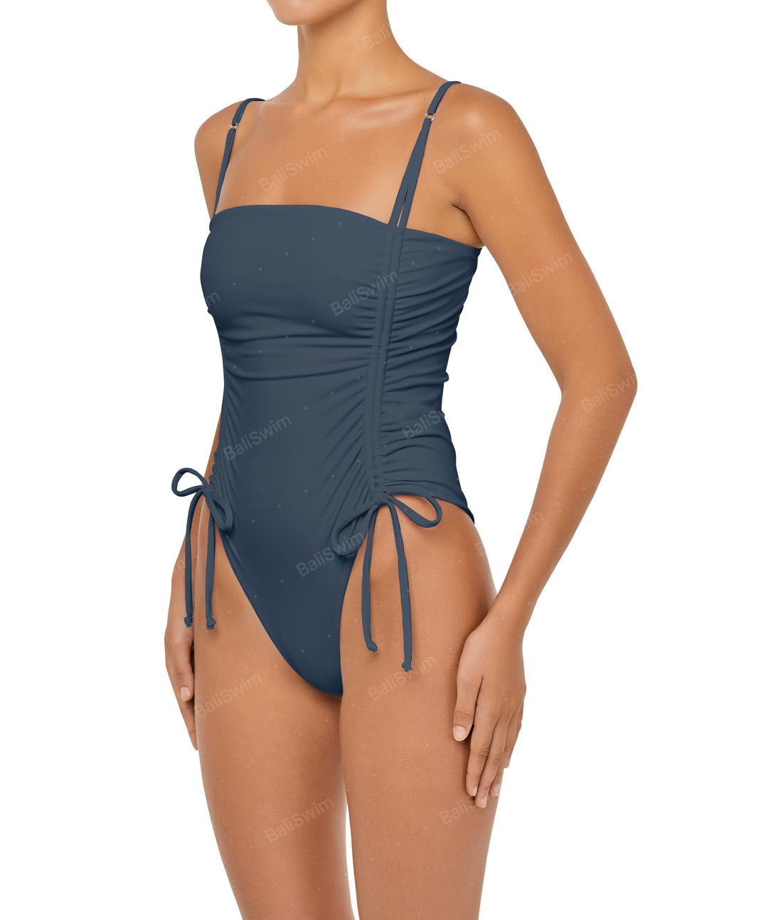 BSWS-S52 Princess Line Ruched One Piece
