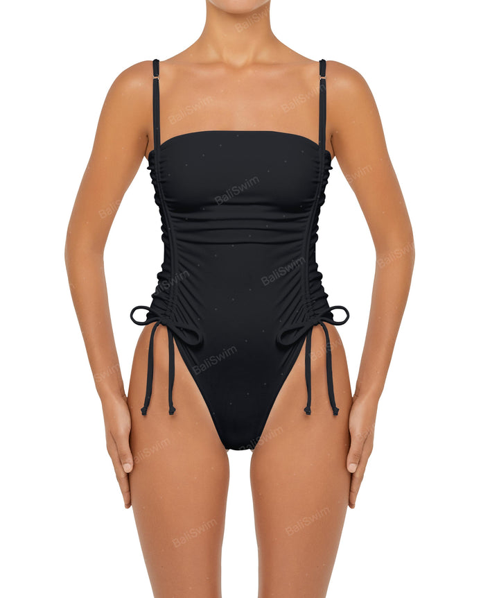 BSWS-S52 Princess Line Ruched One Piece