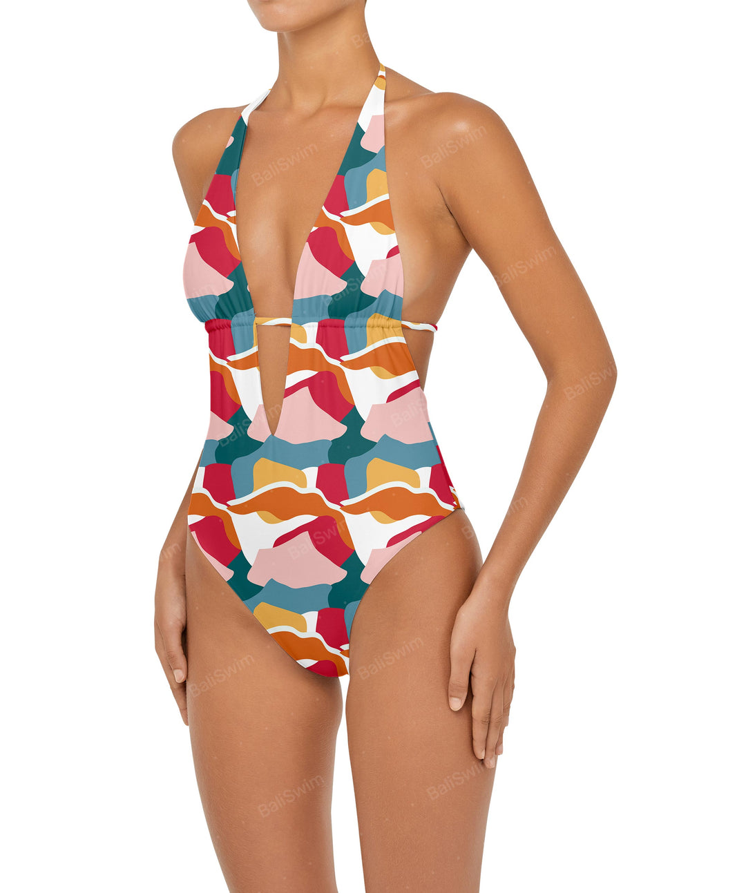 BSWS-S53 Halter Neck One Piece