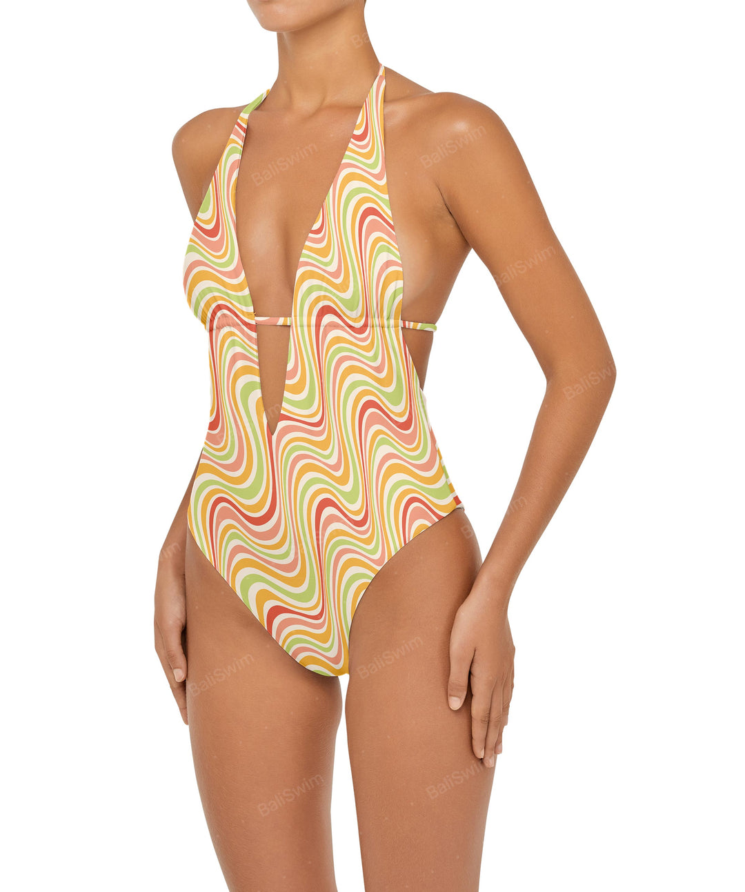 BSWS-S53 Halter Neck One Piece