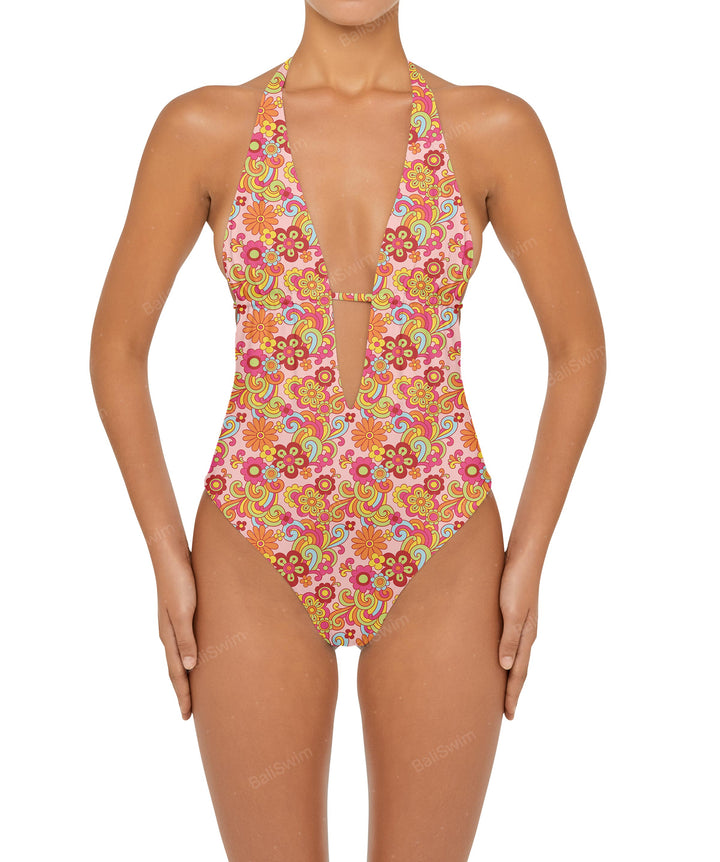 BSWS-S53 Halter Neck One Piece