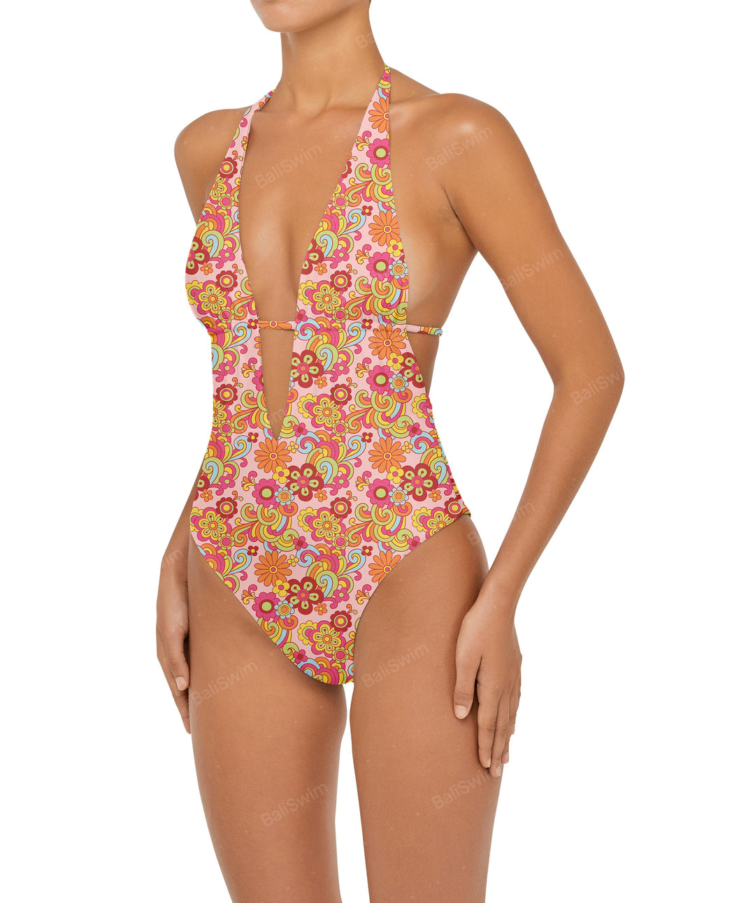 BSWS-S53 Halter Neck One Piece