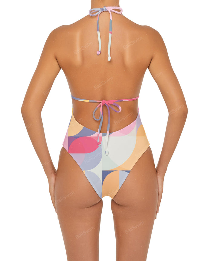 BSWS-S53 Halter Neck One Piece