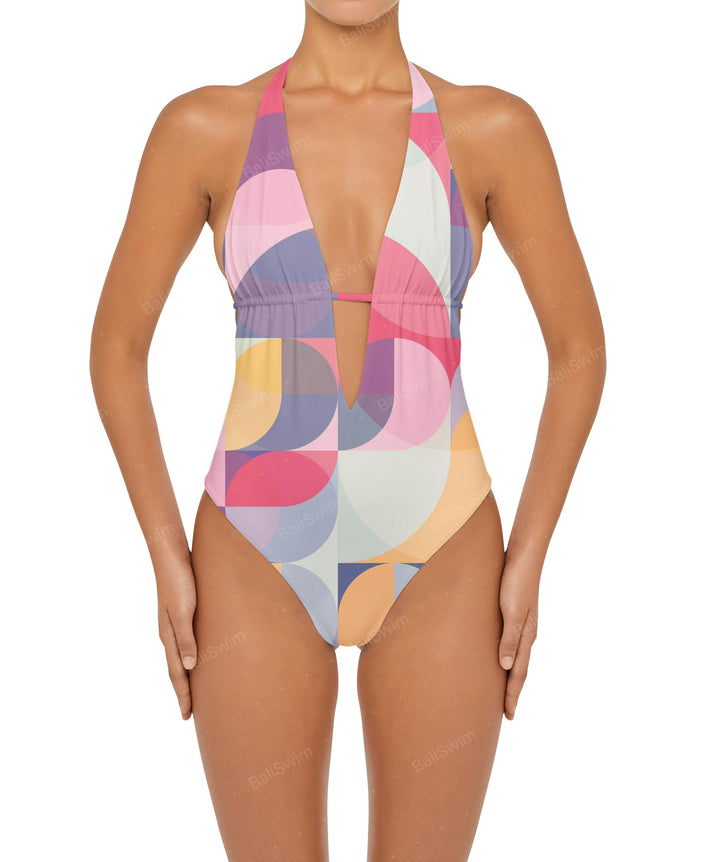 BSWS-S53 Halter Neck One Piece
