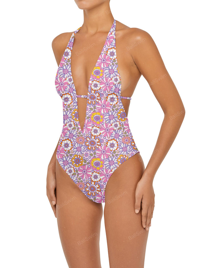 BSWS-S53 Halter Neck One Piece