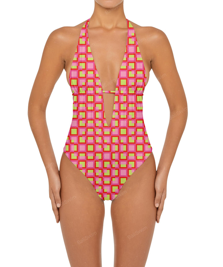 BSWS-S53 Halter Neck One Piece