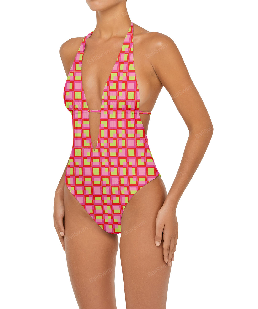 BSWS-S53 Halter Neck One Piece