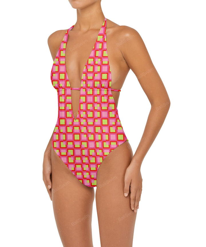 BSWS-S53 Halter Neck One Piece
