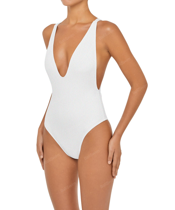 BSWS-S54 Low Back Criss Cross One Piece