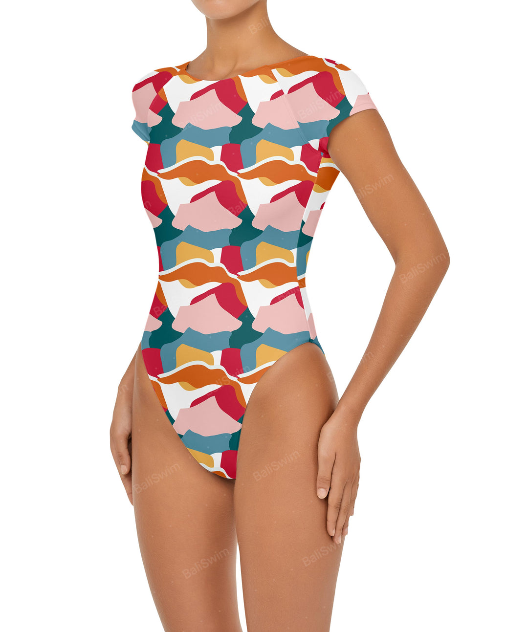 BSWS-S56 Raglan Short Sleeves One Piece