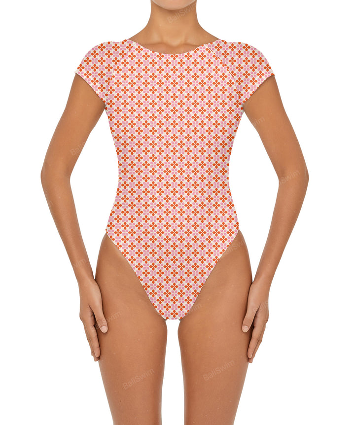 BSWS-S56 Raglan Short Sleeves One Piece