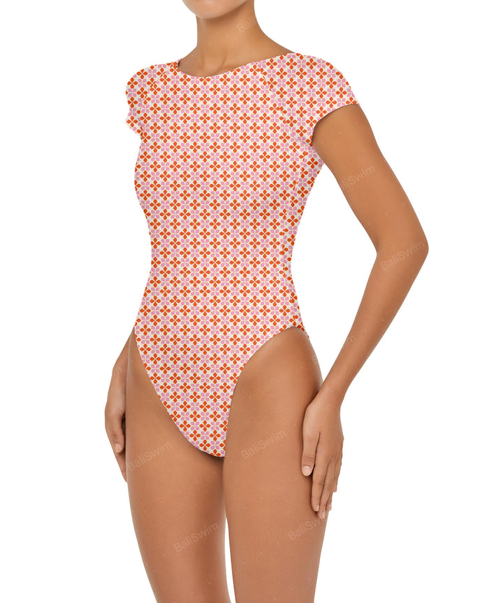 BSWS-S56 Raglan Short Sleeves One Piece