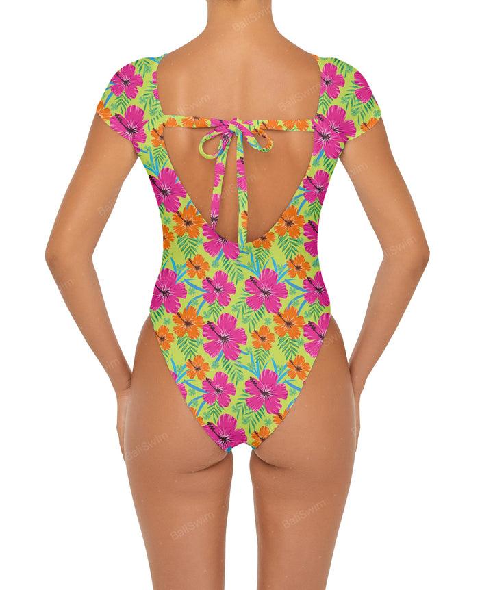 BSWS-S56 Raglan Short Sleeves One Piece