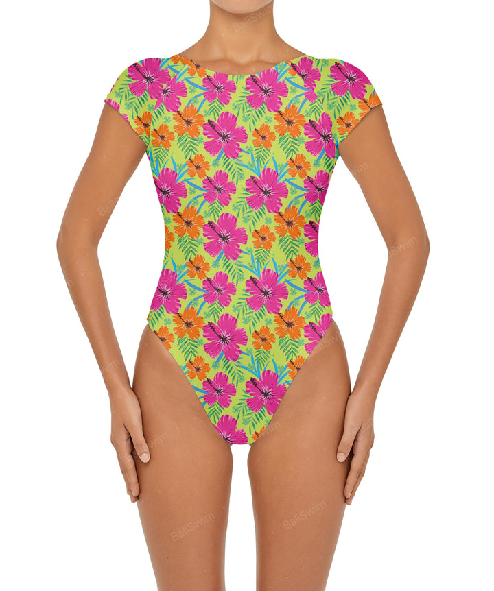 BSWS-S56 Raglan Short Sleeves One Piece