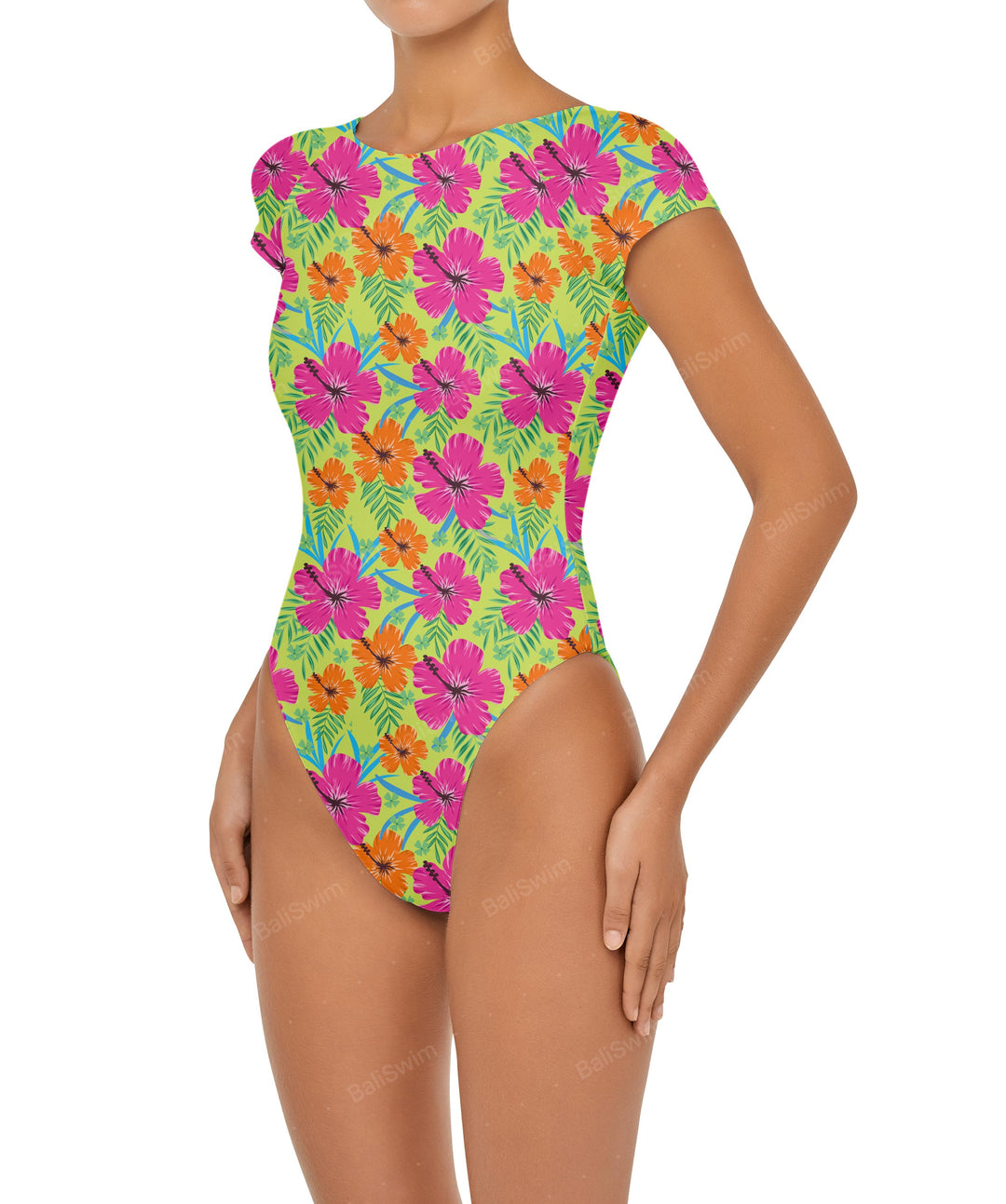 BSWS-S56 Raglan Short Sleeves One Piece