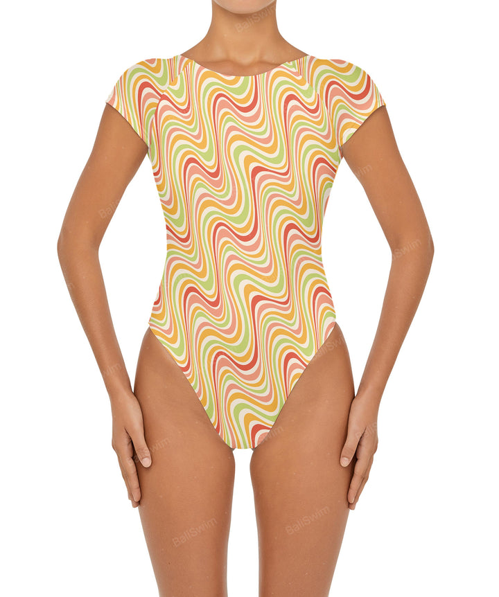 BSWS-S56 Raglan Short Sleeves One Piece