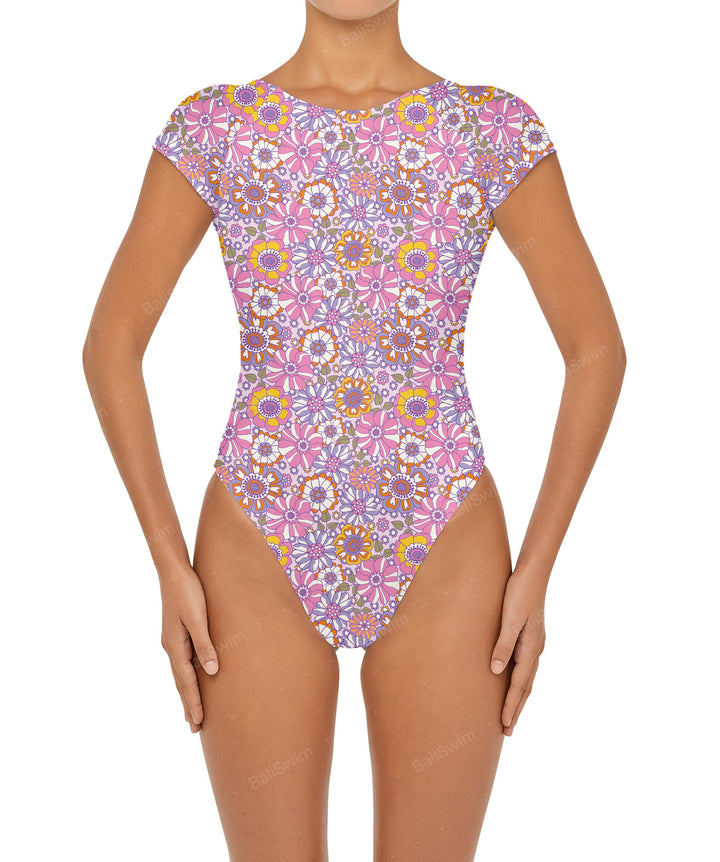 BSWS-S56 Raglan Short Sleeves One Piece