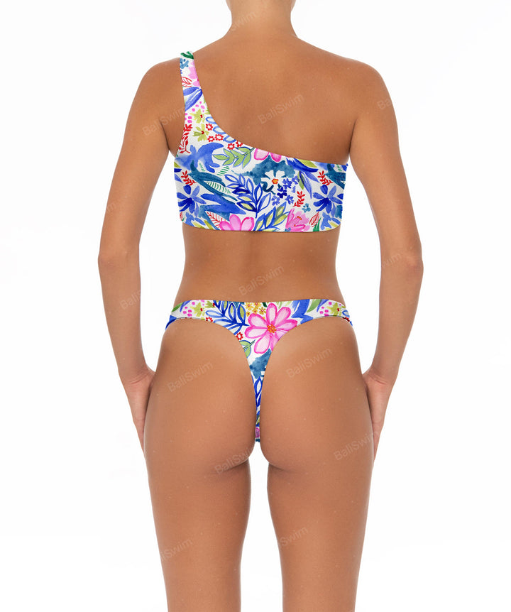 BSWS-T05 One Shoulder Bikini Top