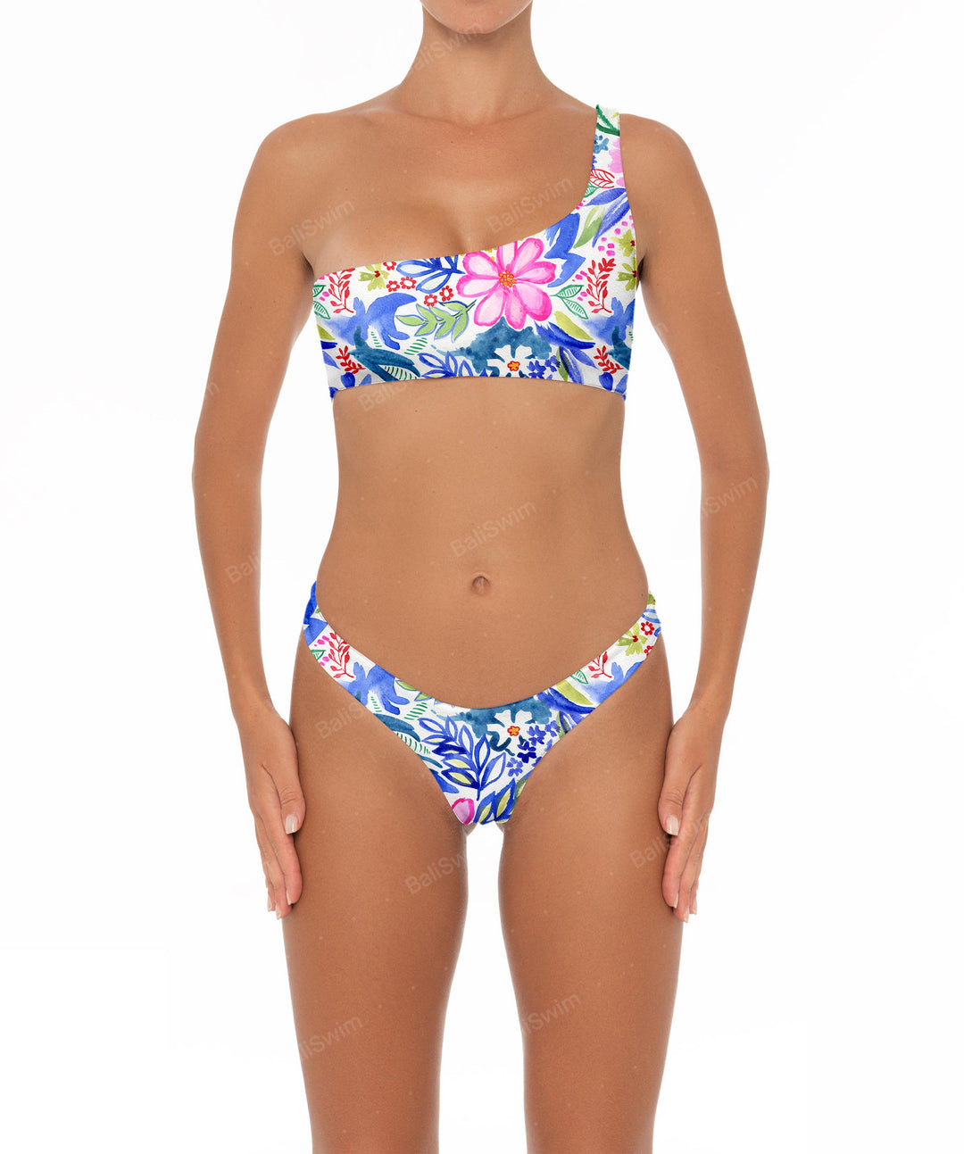 BSWS-T05 One Shoulder Bikini Top