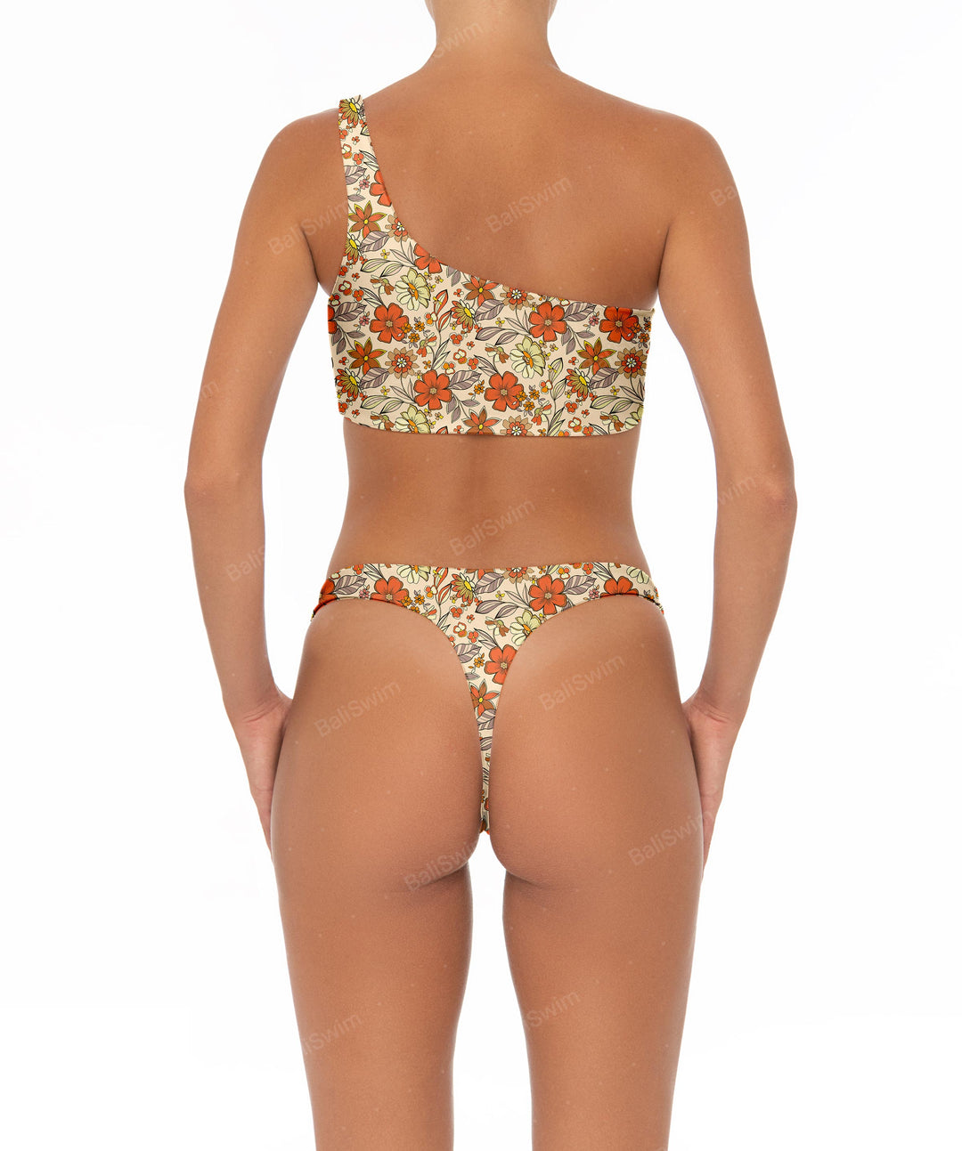 BSWS-T05 One Shoulder Bikini Top