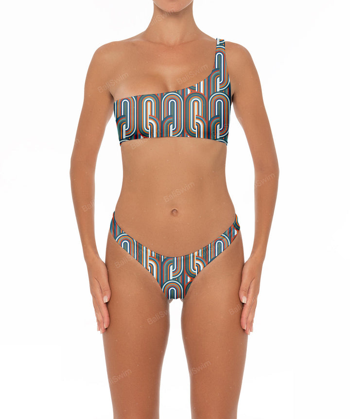 BSWS-T05 One Shoulder Bikini Top