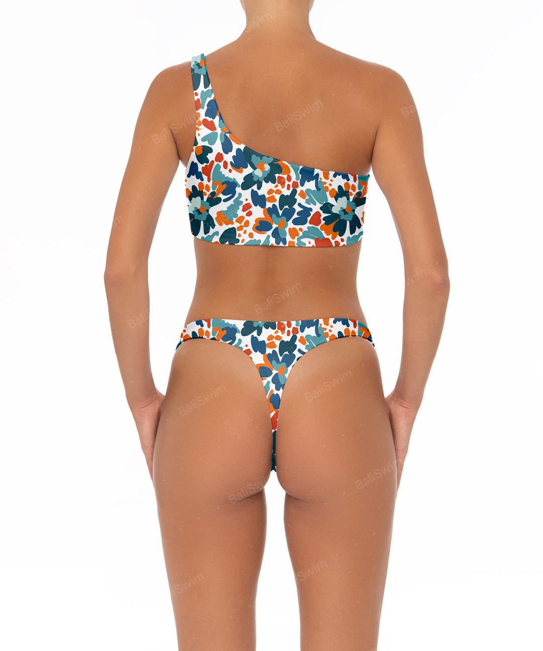 BSWS-T05 One Shoulder Bikini Top