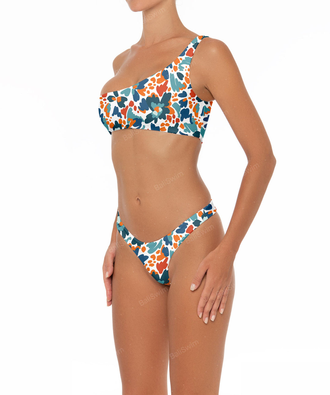 BSWS-T05 One Shoulder Bikini Top