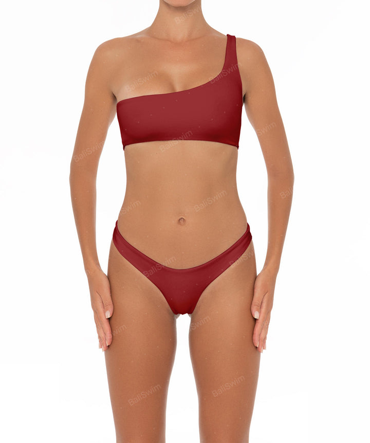 BSWS-T05 One Shoulder Bikini Top
