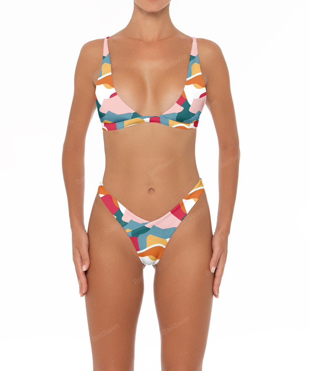 BSWS-B10 V-Waist Bikini Bottom – Bali Swim