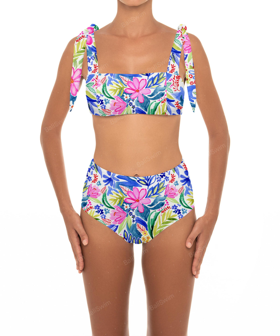 BSWS-T26 Tie Shoulder Bikini Top