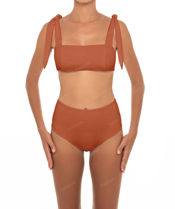 BSWS-T26 Tie Shoulder Bikini Top