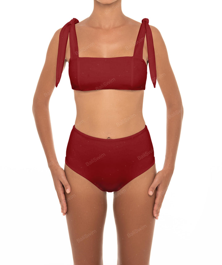 BSWS-T26 Tie Shoulder Bikini Top