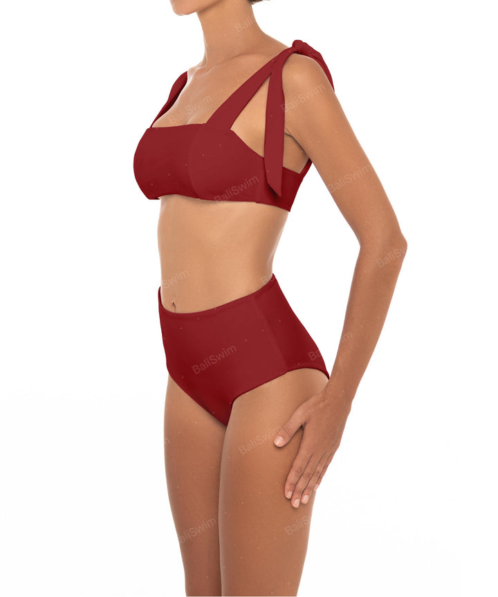 BSWS-B26 High Rise Bikini Bottom