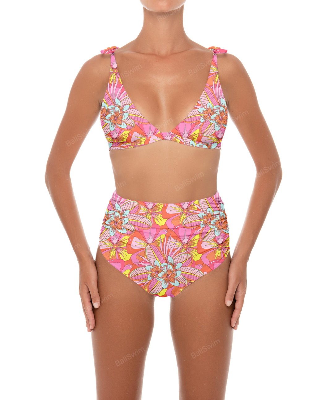 BSWS-T31 Tie Shoulder Bikini Top